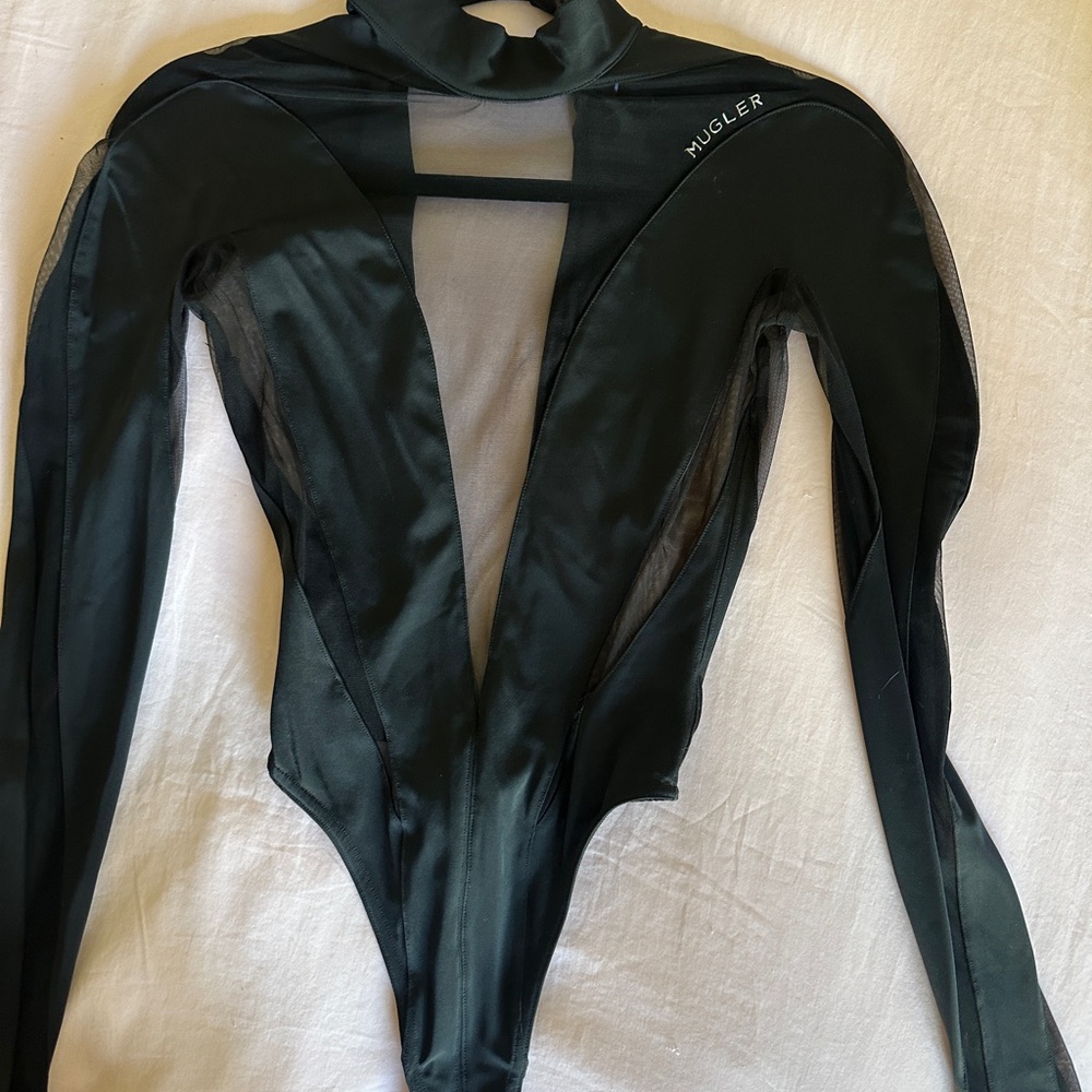 Mugler H&M collab body suit